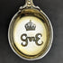 1937 British Vintage Sterling Silver (925 Silver) George VI Coronation Spoon Pair Barnard & Sons